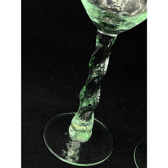 NEW (2) Vidrios San Miguel Recycled Glass 18 oz 11" Water Goblet Wine Glass - Picture 4 of 15
